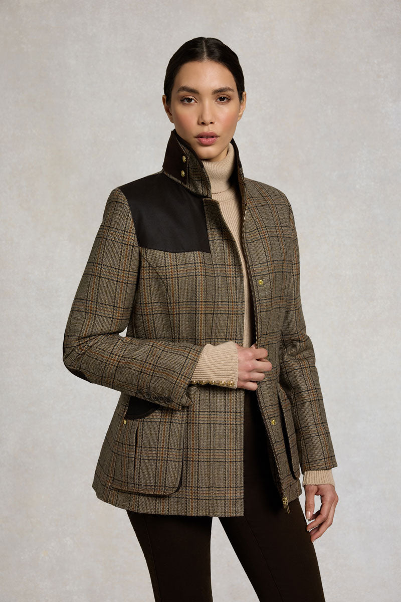 Holland Cooper Country Classic Jacket Bourbon Tweed 