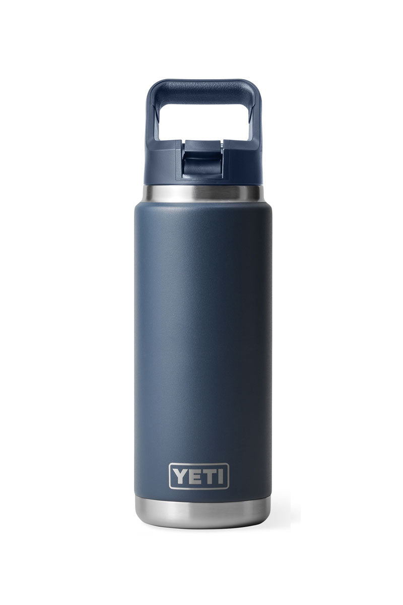 YETI Rambler 26oz Bottle (Colour-Match Straw) Navy