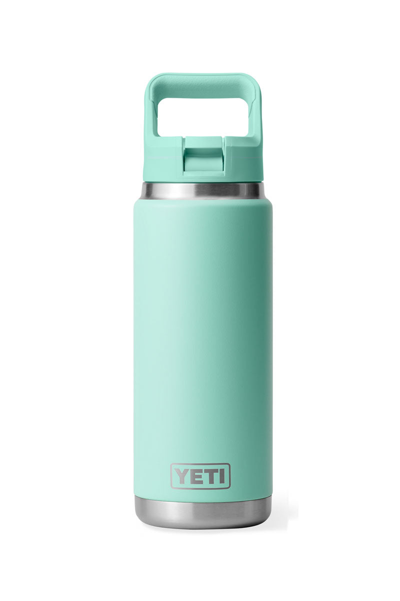 YETI Rambler 26oz Bottle (Colour-Match Straw) Seafoam