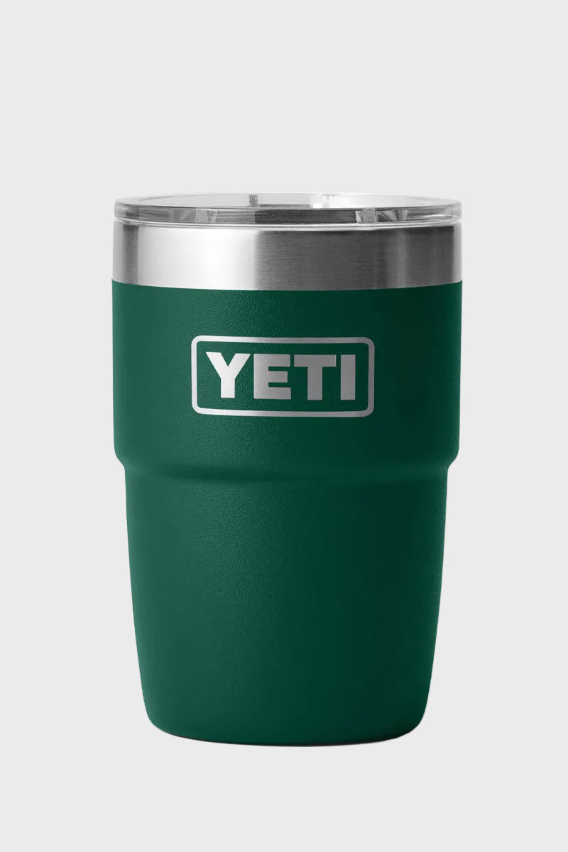 YETI Rambler 8oz Stackable Cup Black Forest Green
