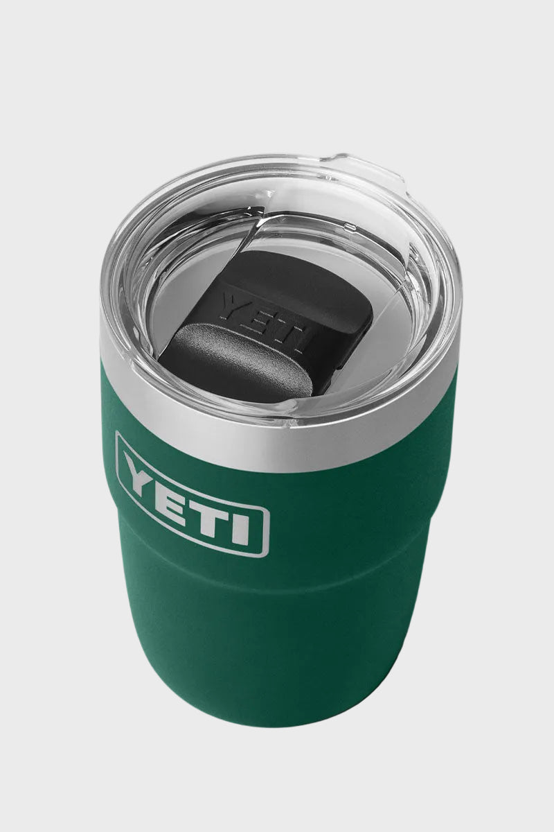 YETI Rambler 8oz Stackable Cup Black Forest Green