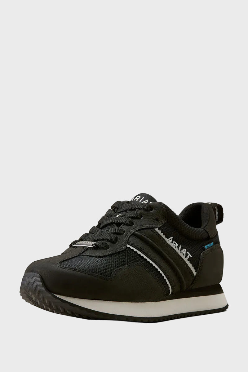 Ariat Ranch Runner Waterproof Trainer Carbon Black 