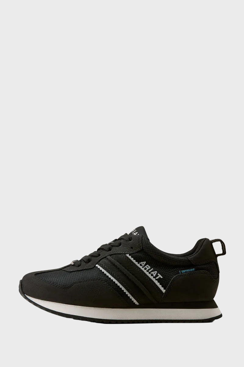 Ariat Ranch Runner Waterproof Trainer Carbon Black 