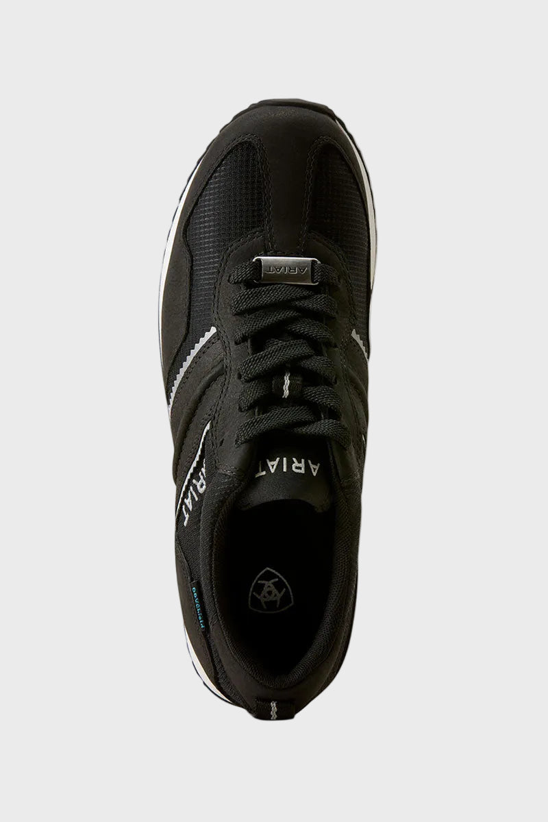 Ariat Ranch Runner Waterproof Trainer Carbon Black 