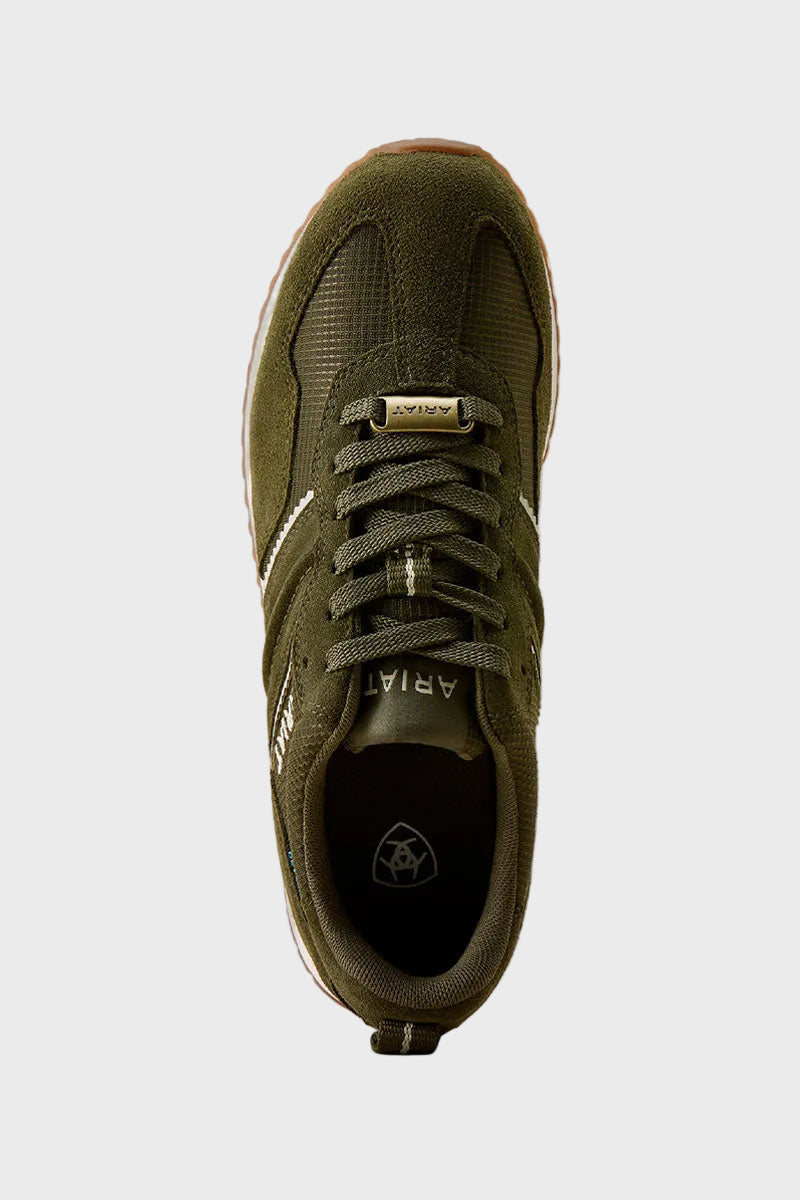 Ariat Ranch Runner Waterproof Trainer Olive 