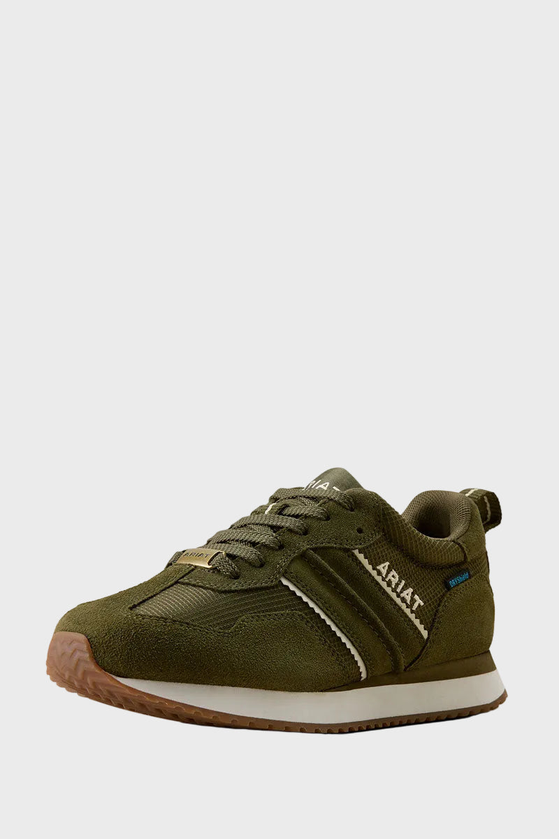 Ariat Ranch Runner Waterproof Trainer Olive 