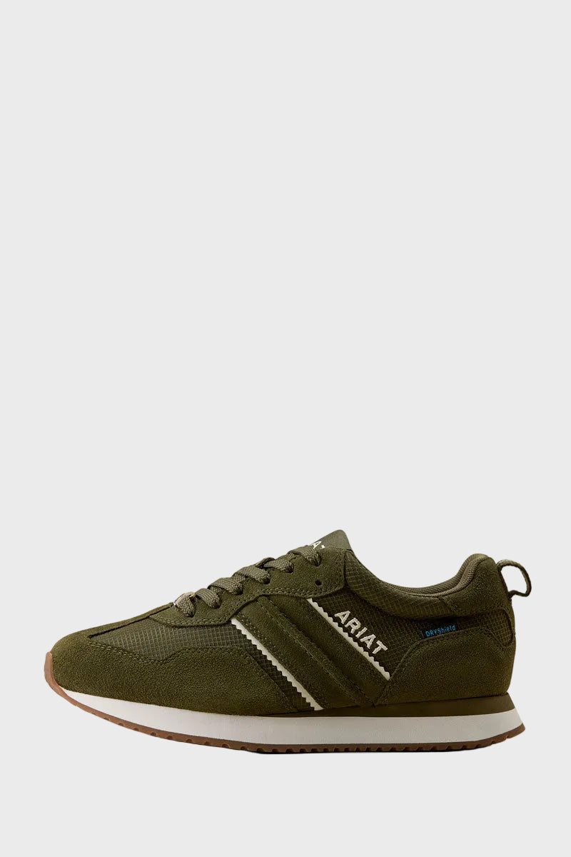 Ariat Ranch Runner Waterproof Trainer Olive 