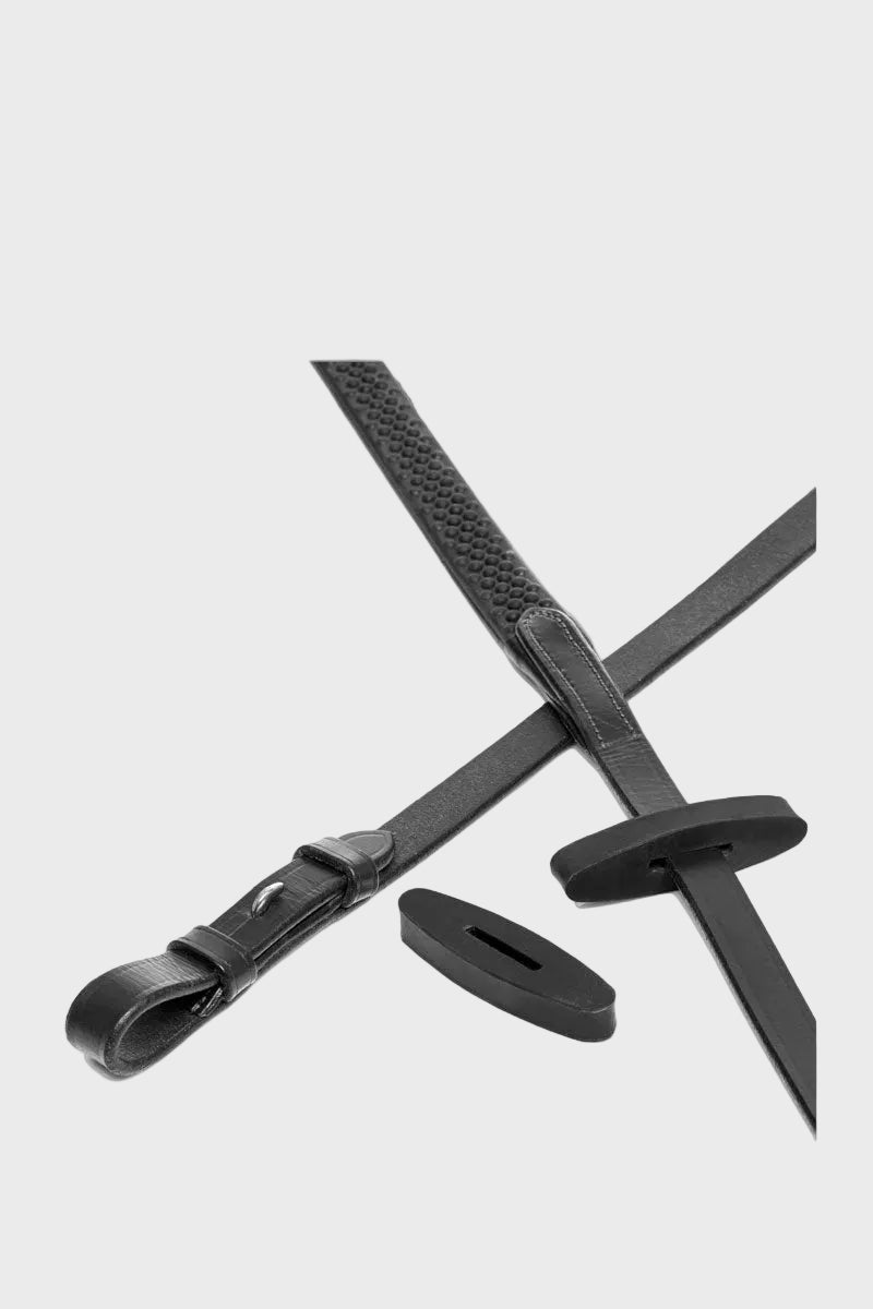 Le Mieux Rubber Rein Stoppers Black