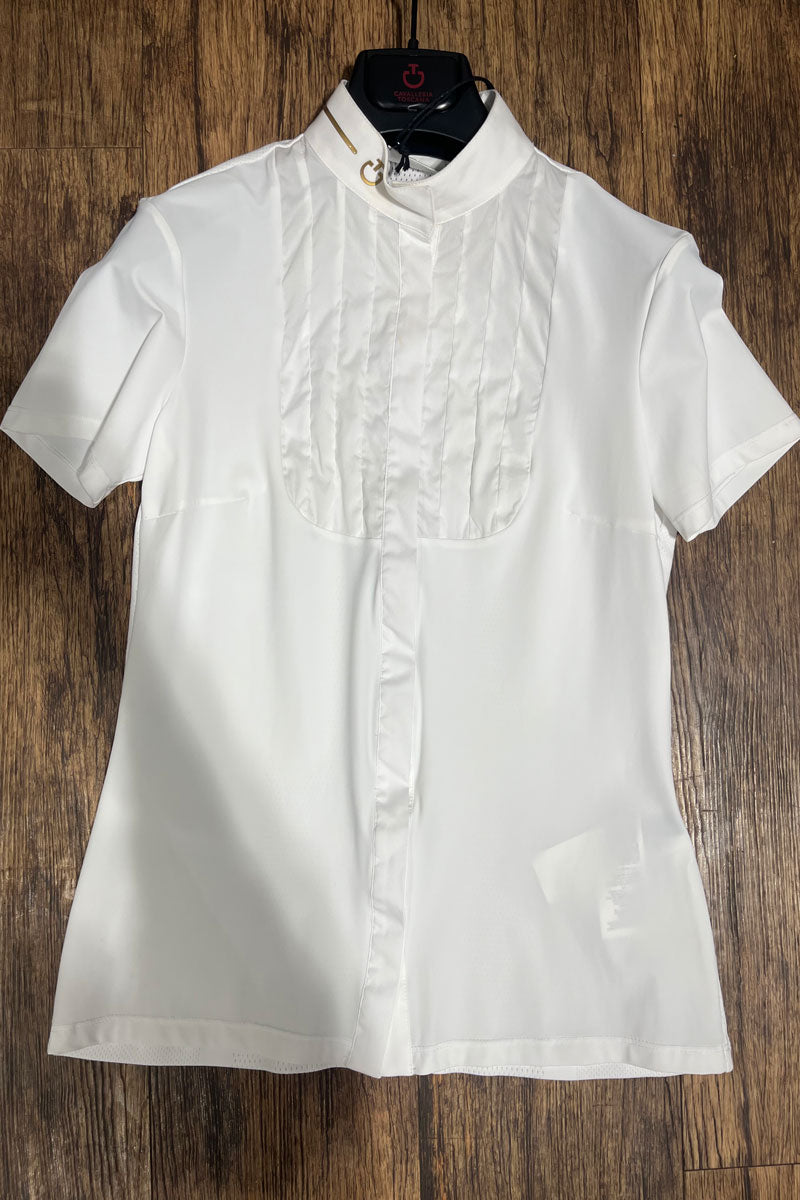 Cavalleria Toscana Cotton Poplin Show Shirt White