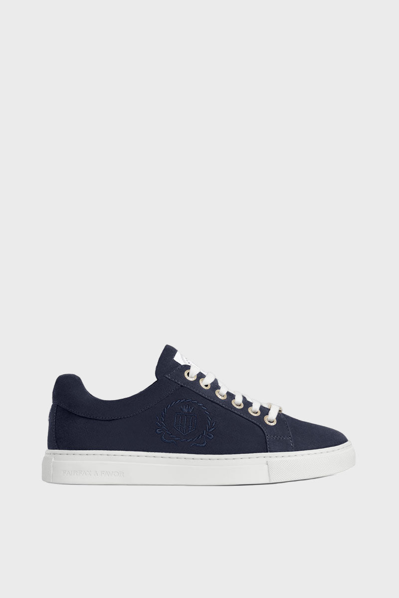 Fairfax & Favor Richmond Trainer Navy Suede