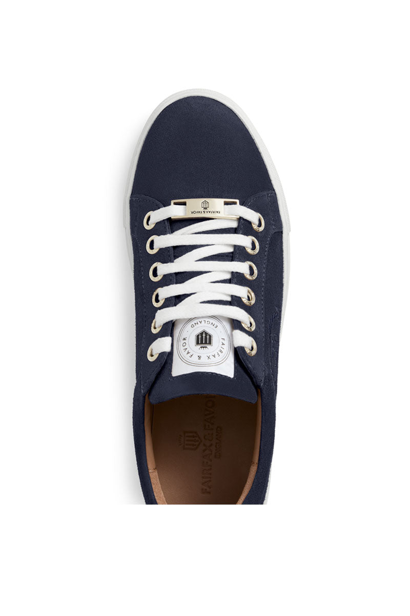 Fairfax & Favor Richmond Trainer Navy Suede