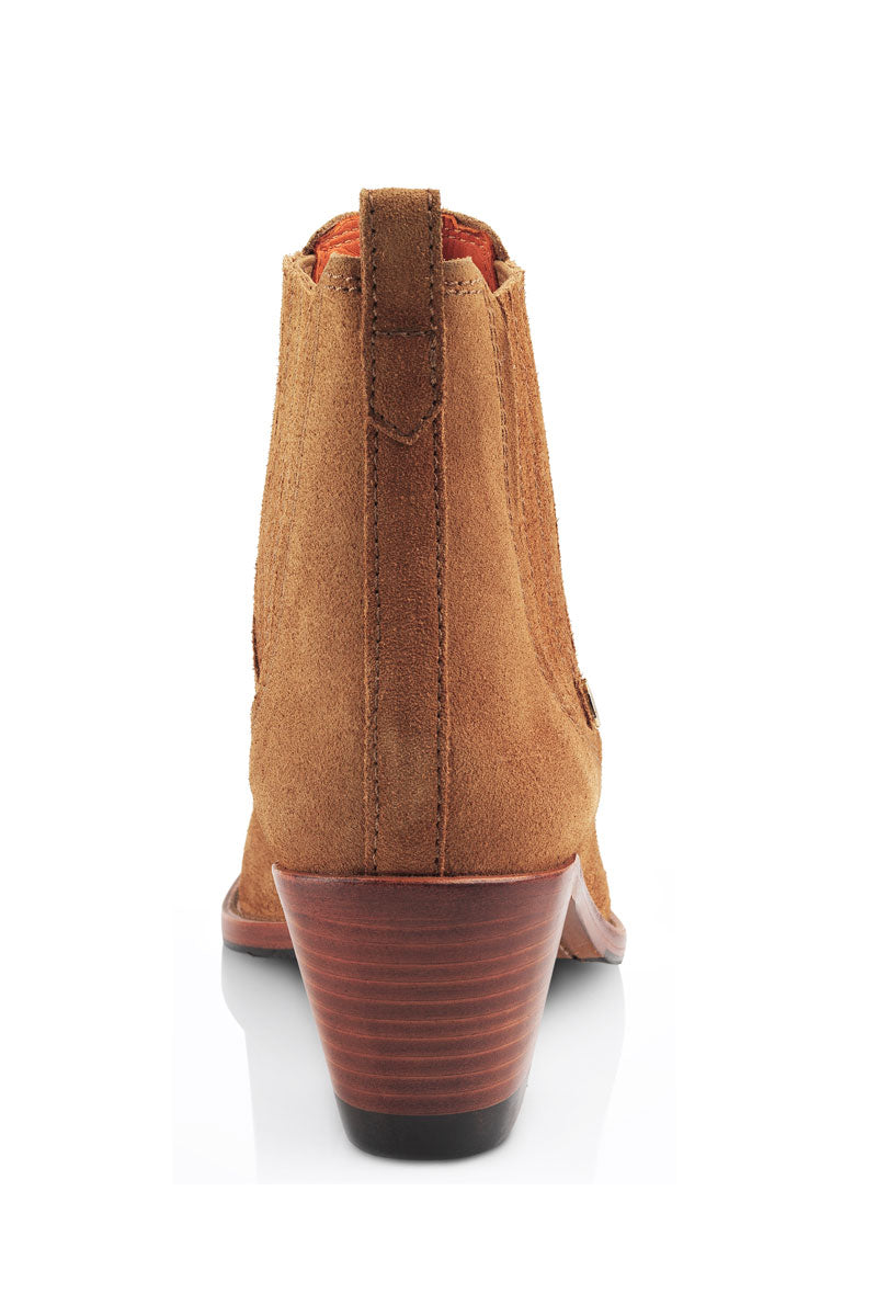 Fairfax & Favor Rockingham Ankle Boot Tan Suede