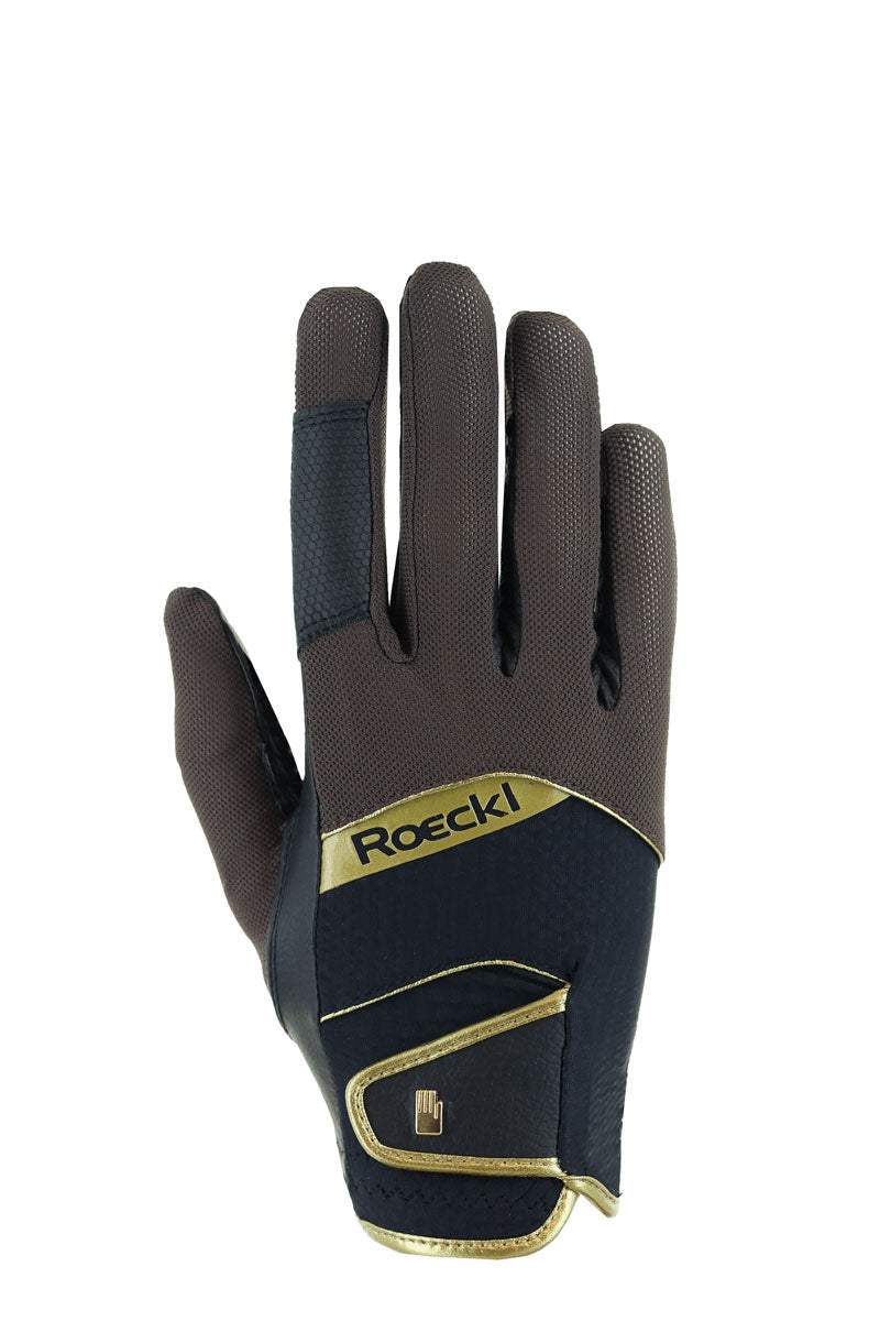 Roeck Millero Gloves Dark Mocha/Black