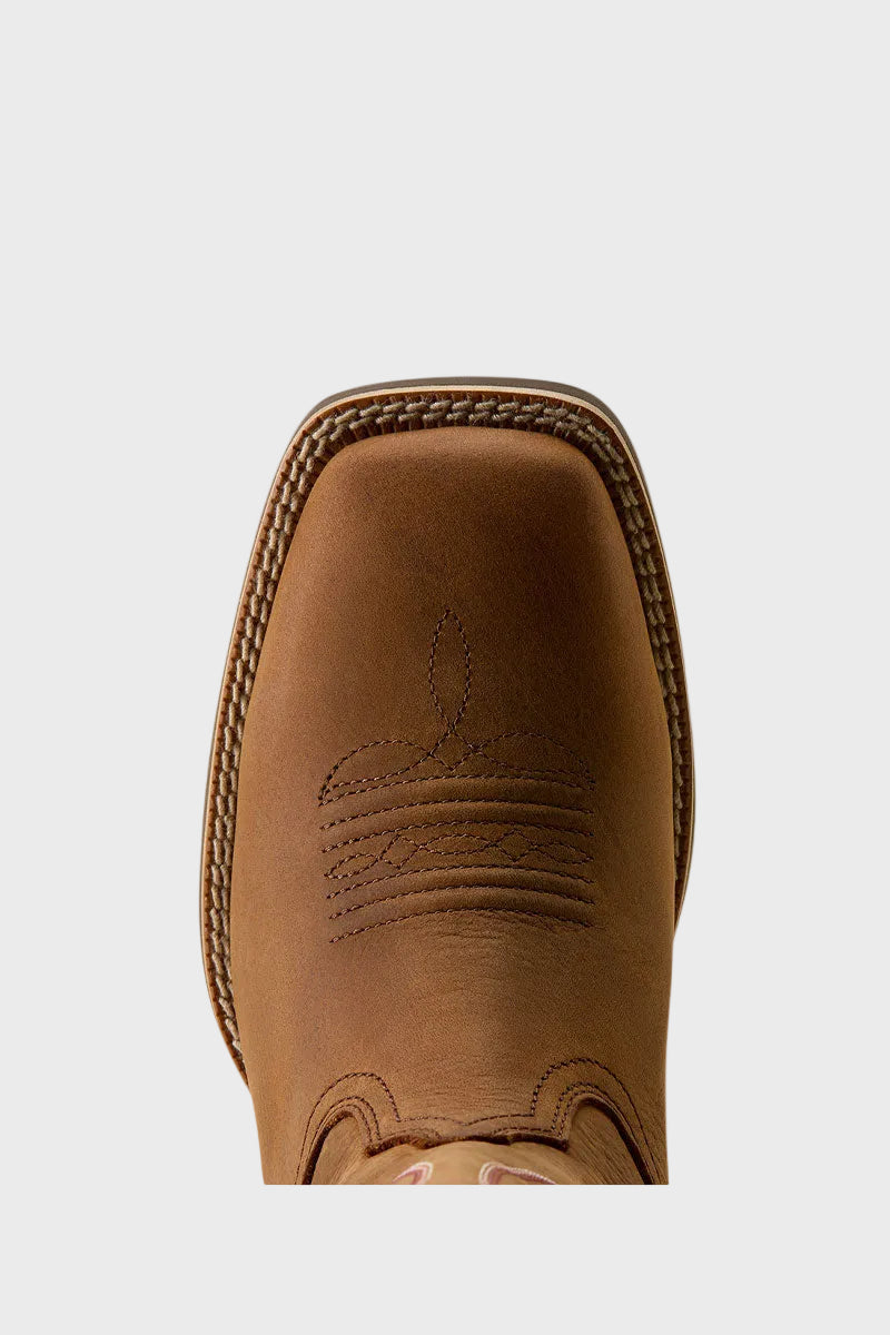 Ariat Round Up Waterproof Western Boot Reliable Brown
