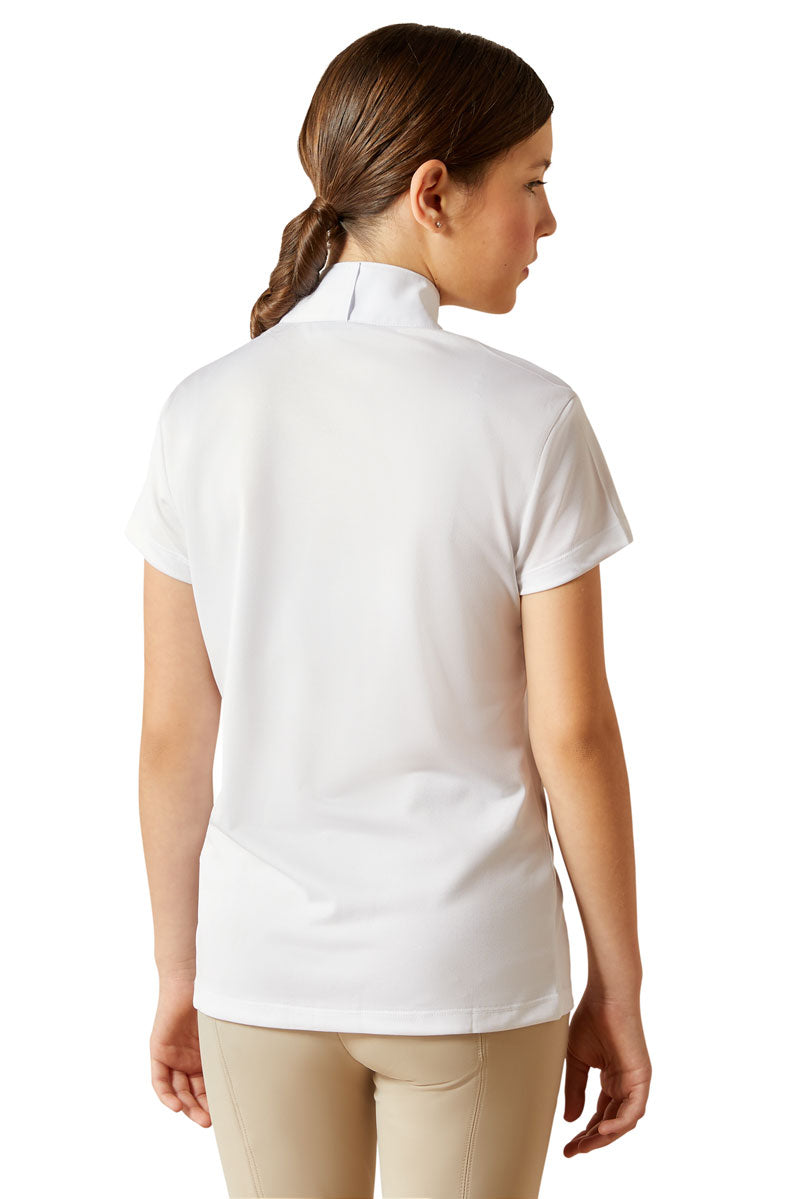 Ariat Kids Aptos Show Shirt White