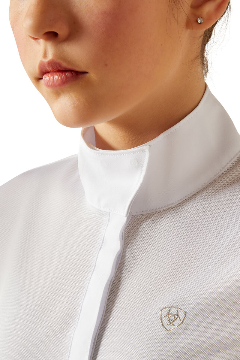 Ariat Kids Aptos Show Shirt White