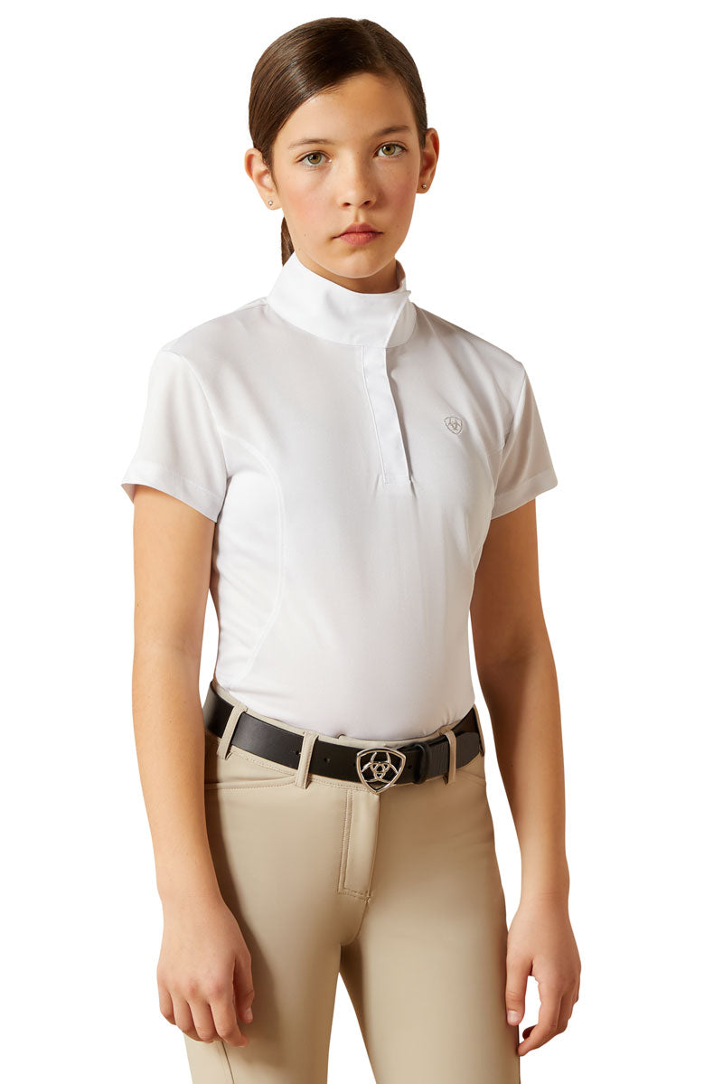 Ariat Kids Aptos Show Shirt White