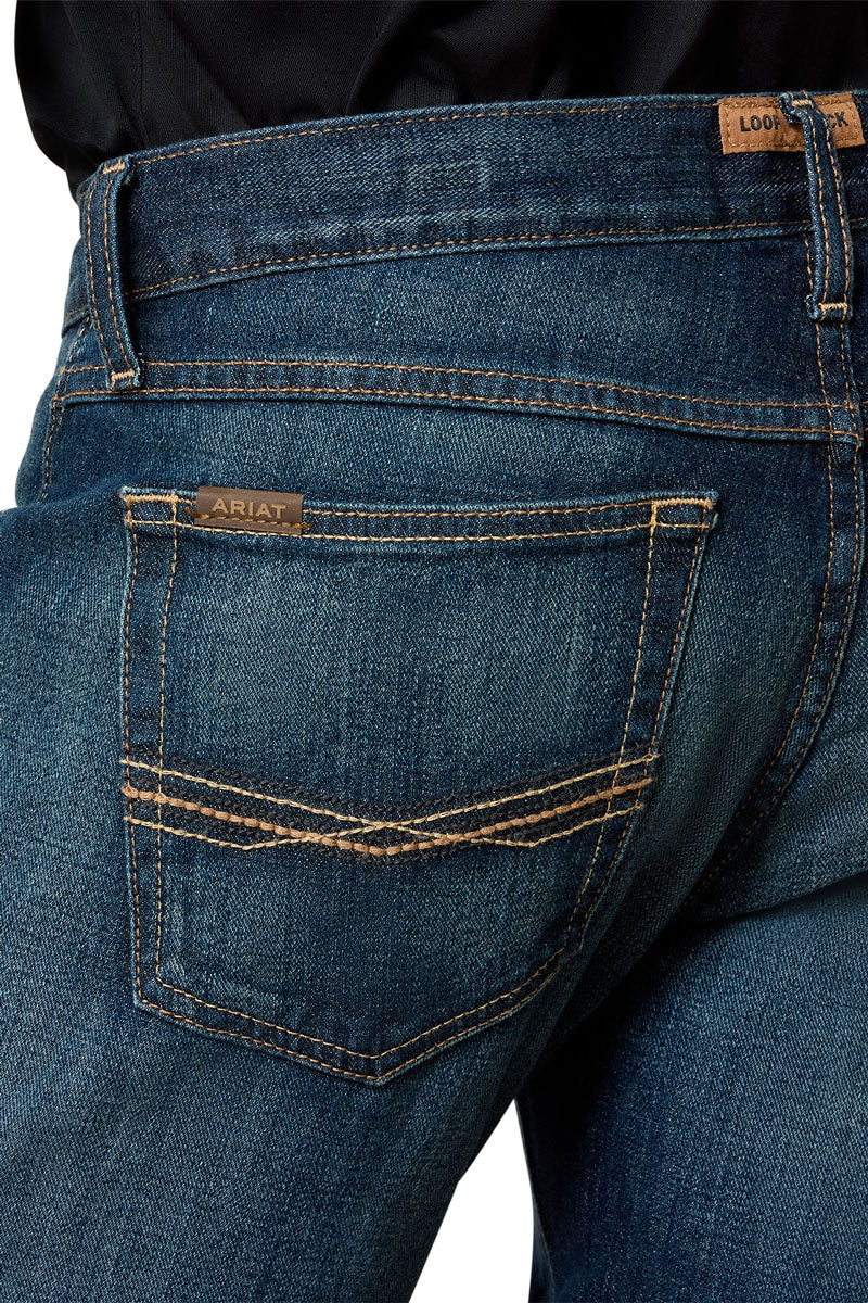 Ariat Men's M7 Rocker Stretch Legacy Straight Leg Jean Fremont