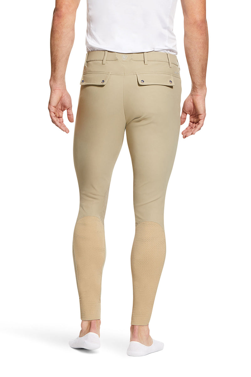 Ariat Men's Tri Factor Grip Knee Patch Breech Tan