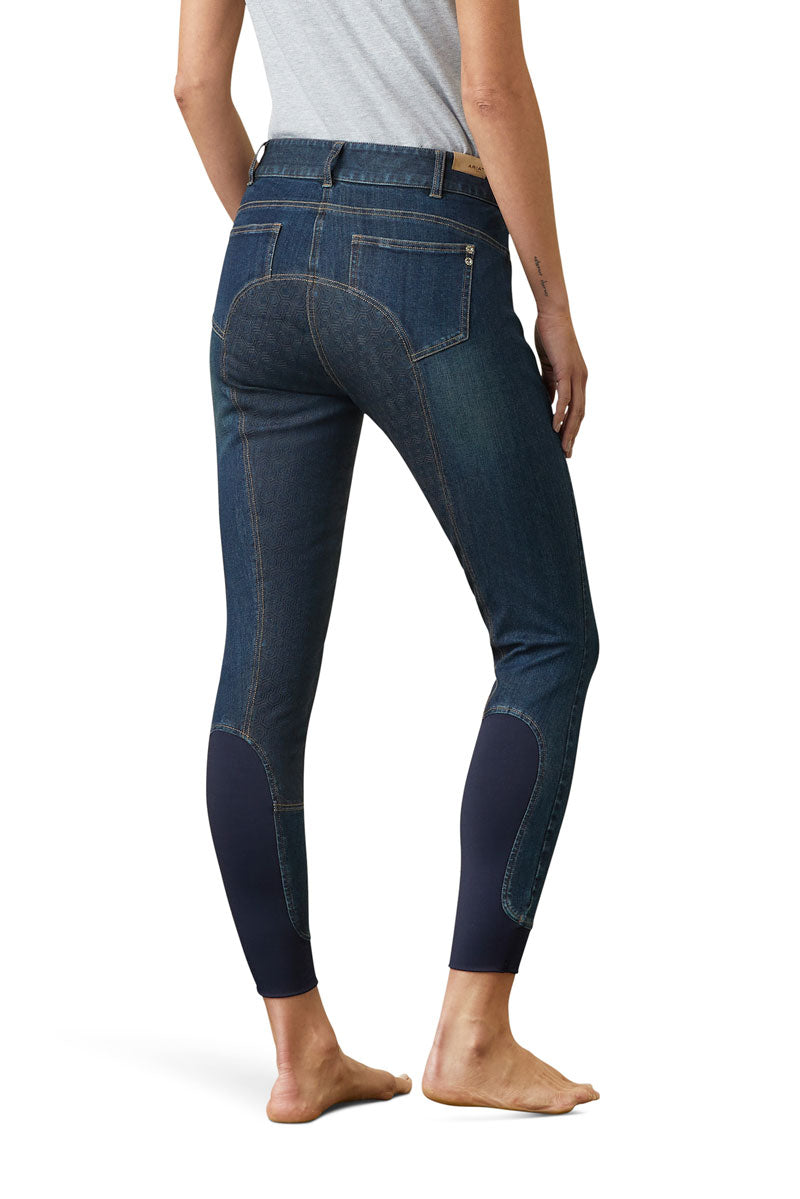 Ariat Halo Denim Full Seat Breech Marine