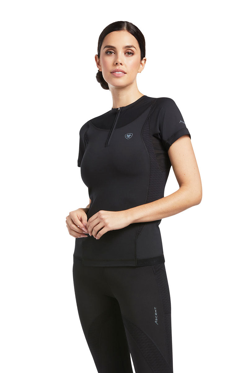 Ariat Ascent Crew Base Layer Black