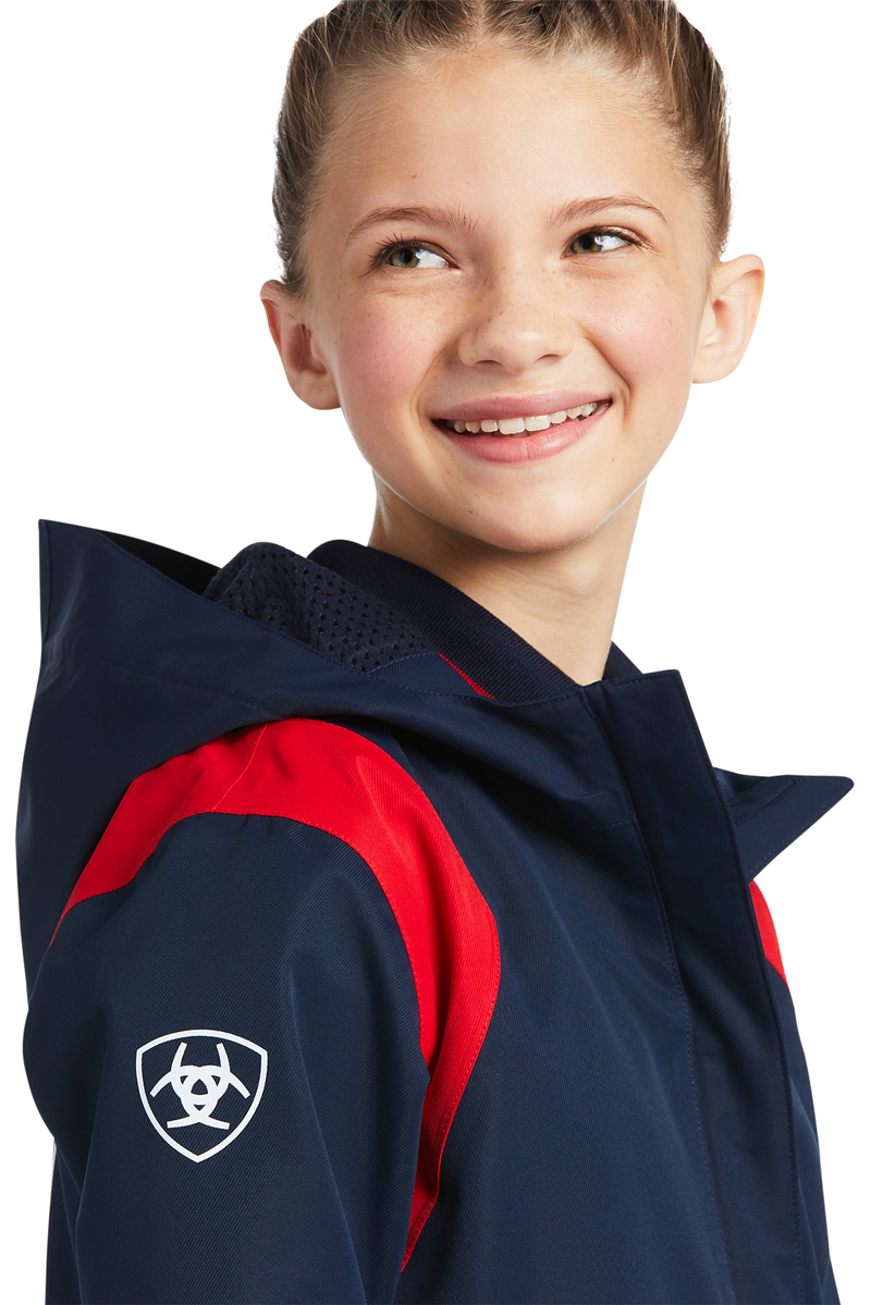 Ariat Kids Spectator Waterproof Jacket Team Navy