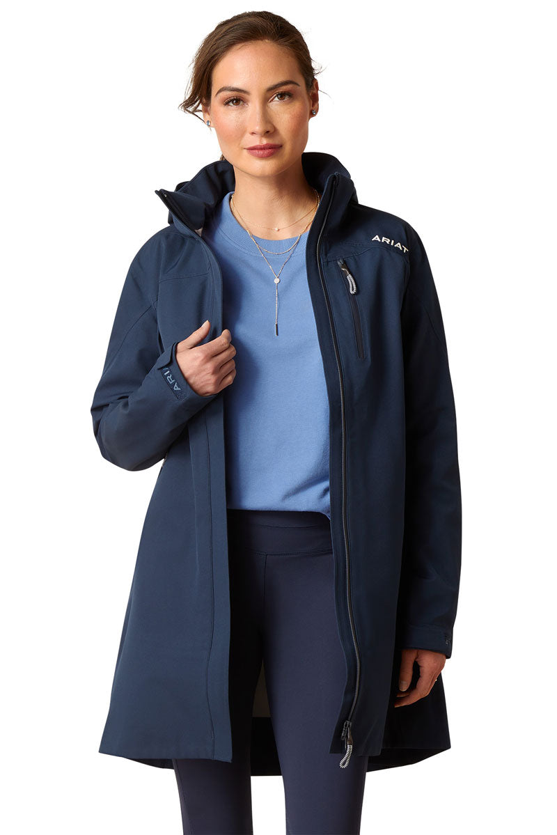 Ariat Coastal Long H20 Parka Navy