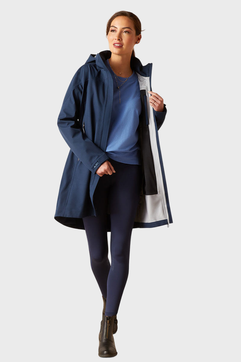Ariat Coastal Long H20 Parka Navy