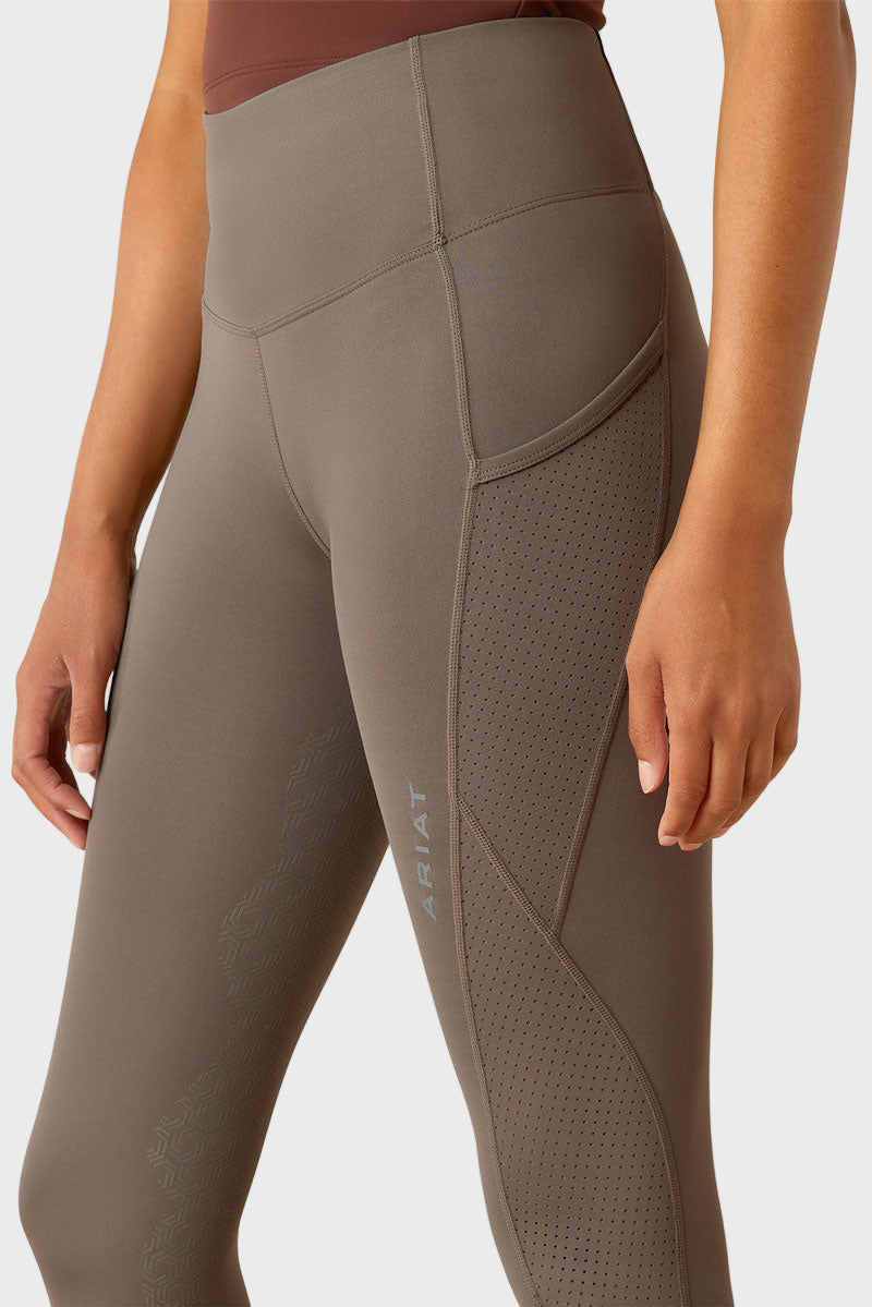 Ariat Breathe EOS Half Grip Tight Plum Grey