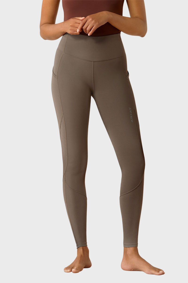 Ariat Breathe EOS Half Grip Tight Plum Grey