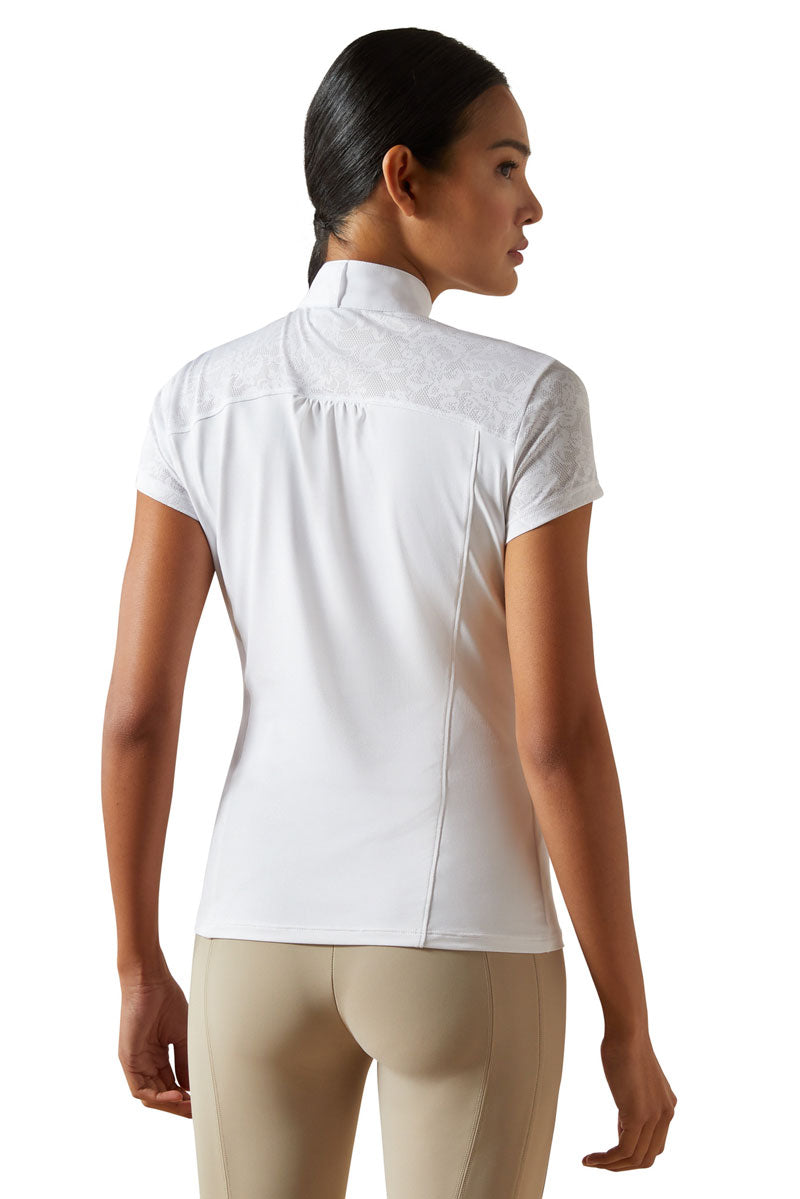 Ariat Bellatrix Short Sleeve Show Shirt White