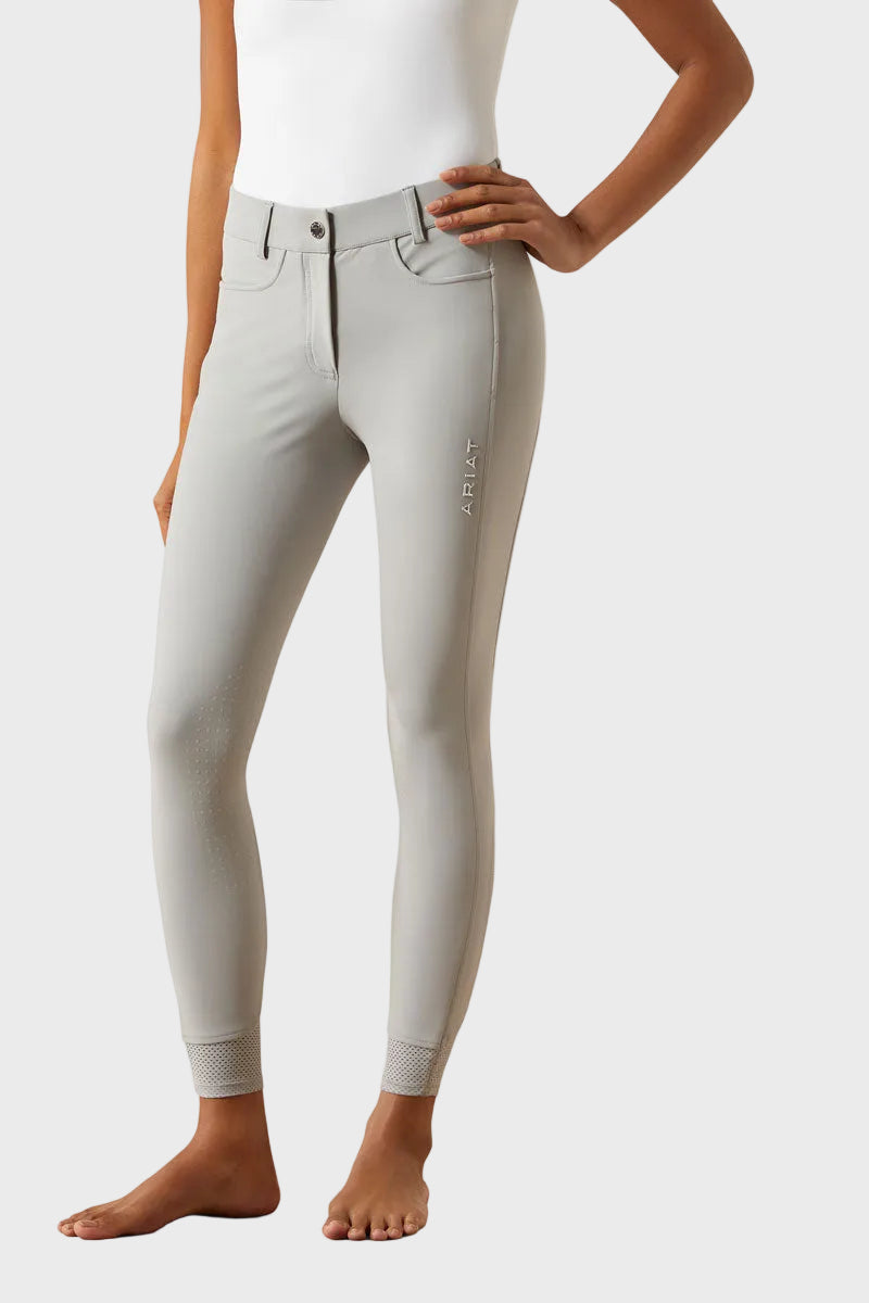 Ariat Tri Factor NT Knee Patch Breech Show Grey 