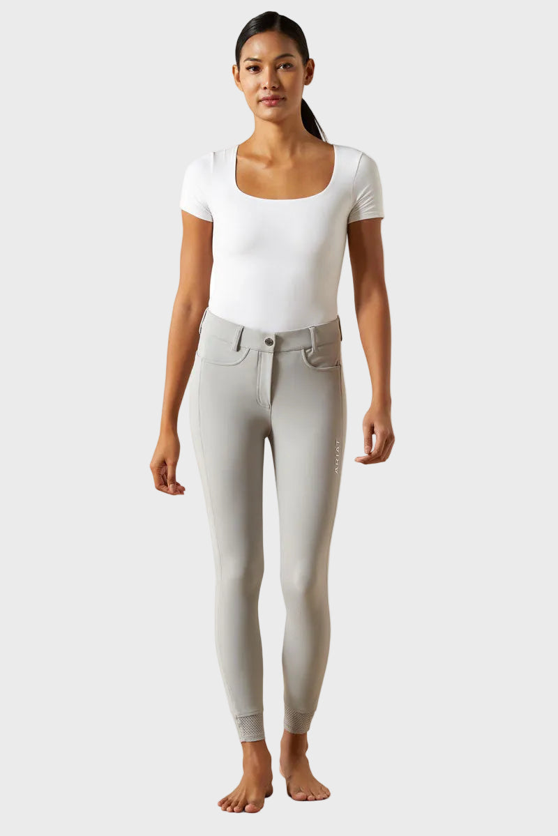 Ariat Tri Factor NT Knee Patch Breech Show Grey 