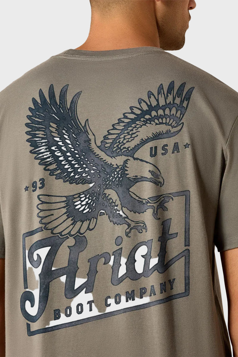 Ariat Men's Paintriot Classic Fit T-Shirt Smoked Pearl 