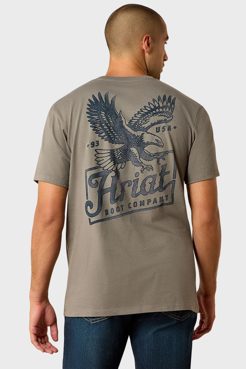 Ariat Men's Paintriot Classic Fit T-Shirt Smoked Pearl 