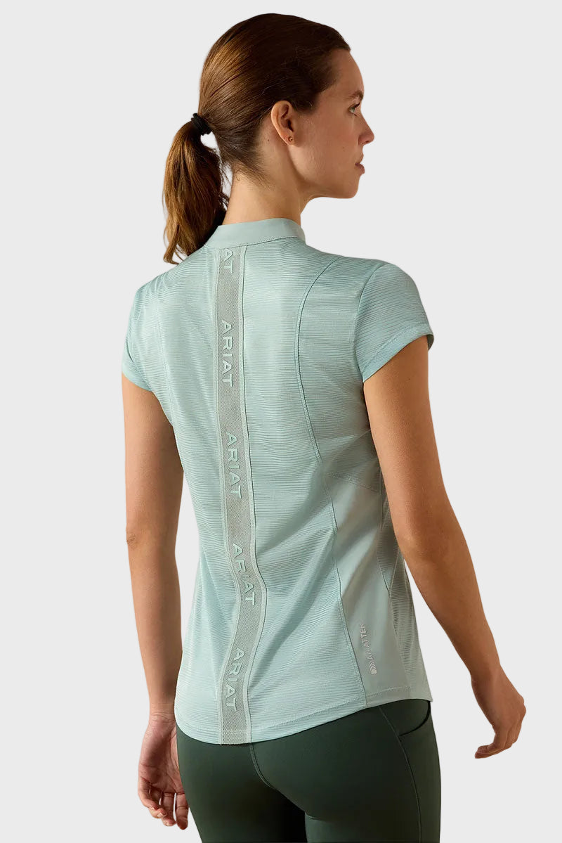 Ariat Breathe 1/2 Zip Base Layer Blue Surf 