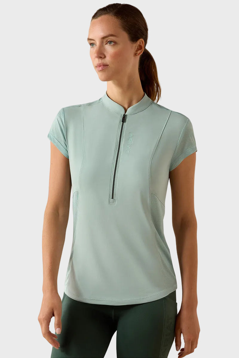 Ariat Breathe 1/2 Zip Base Layer Blue Surf 