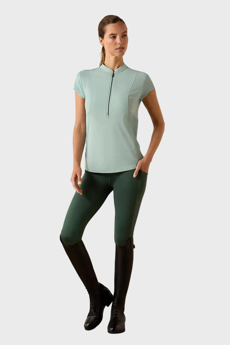 Ariat Breathe 1/2 Zip Base Layer Blue Surf 