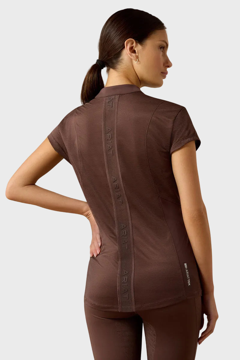 Ariat Breathe 1/2 Zip Base Layer Pommel Brown