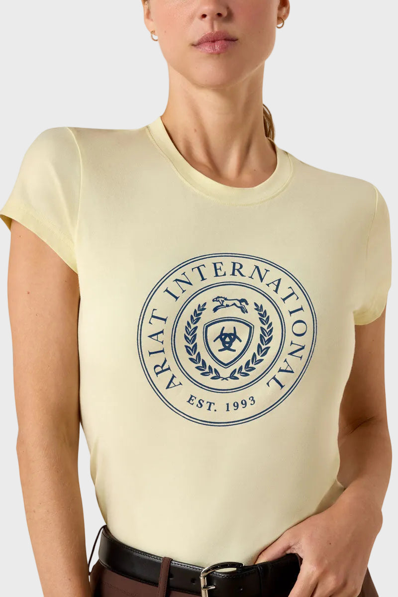 Ariat Heritage Crest T-Shirt Flan
