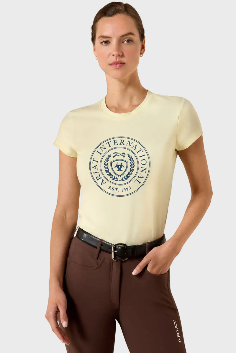 Ariat Heritage Crest T-Shirt Flan