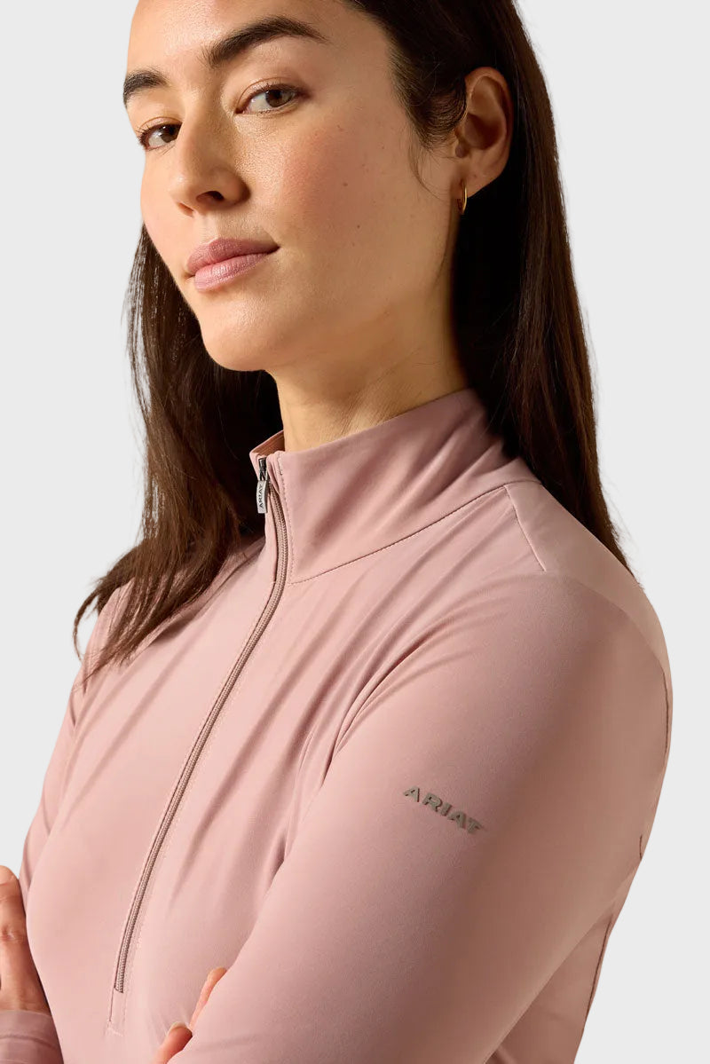 Ariat SolVeil 1/2 Zip Baselayer Antler