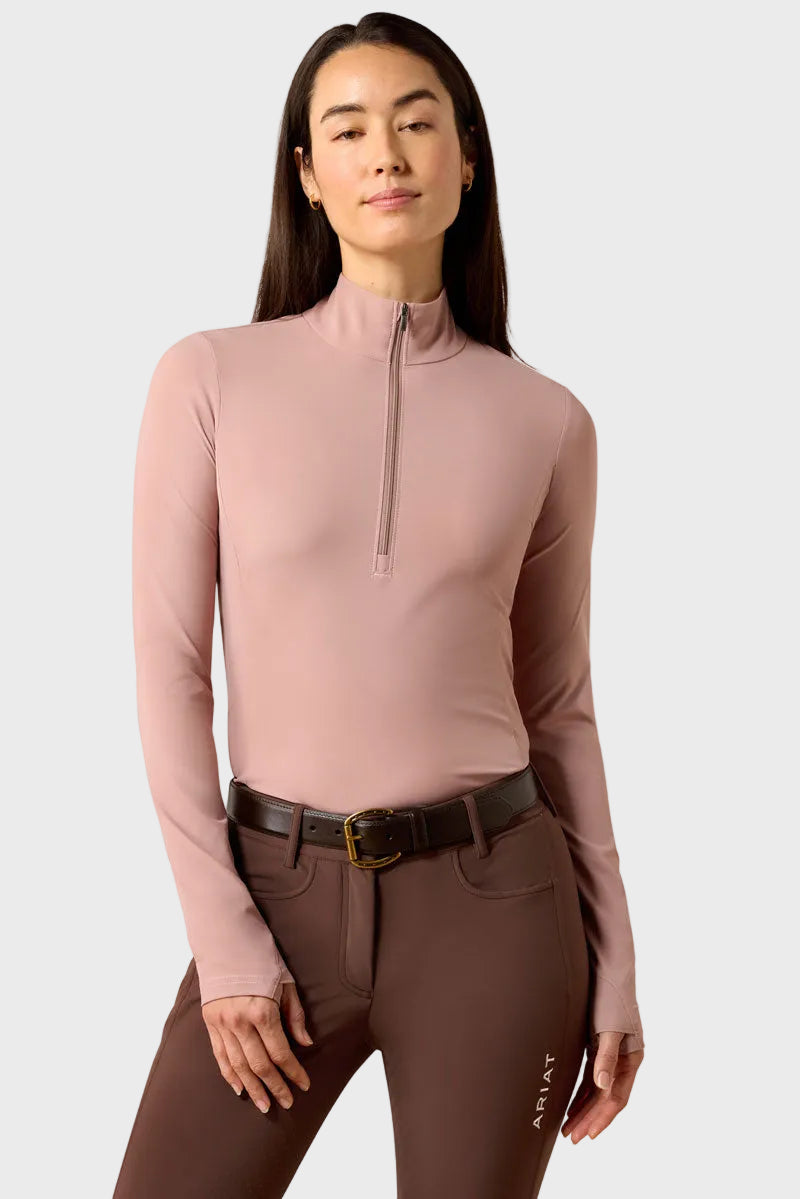 Ariat SolVeil 1/2 Zip Baselayer Antler
