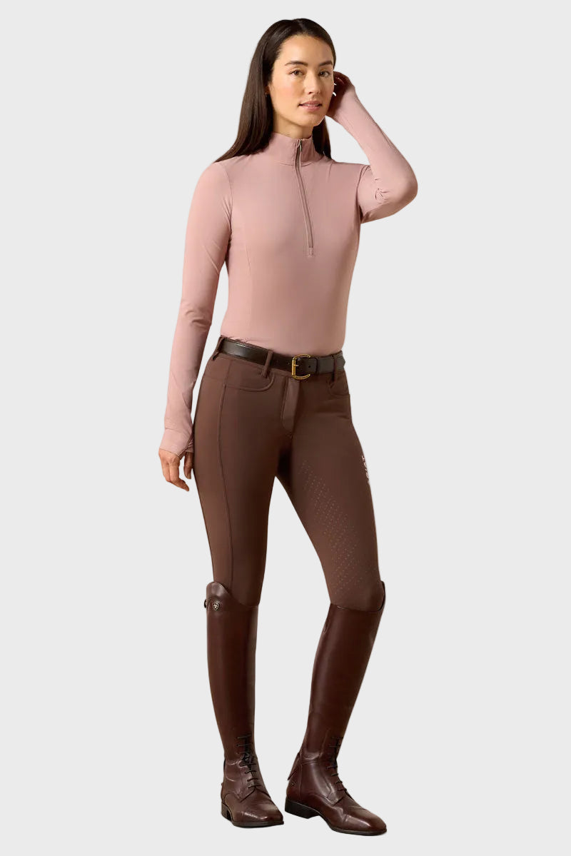 Ariat SolVeil 1/2 Zip Baselayer Antler