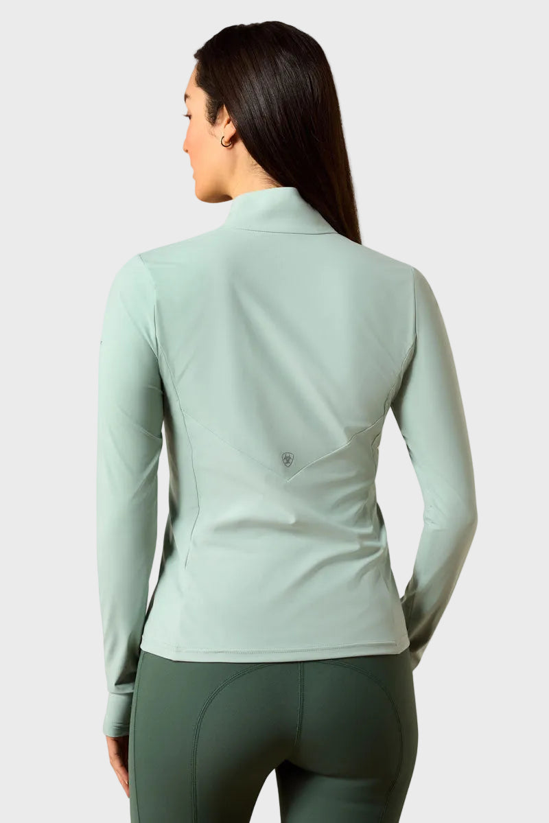 Ariat SolVeil 1/2 Zip Baselayer Blue Surf