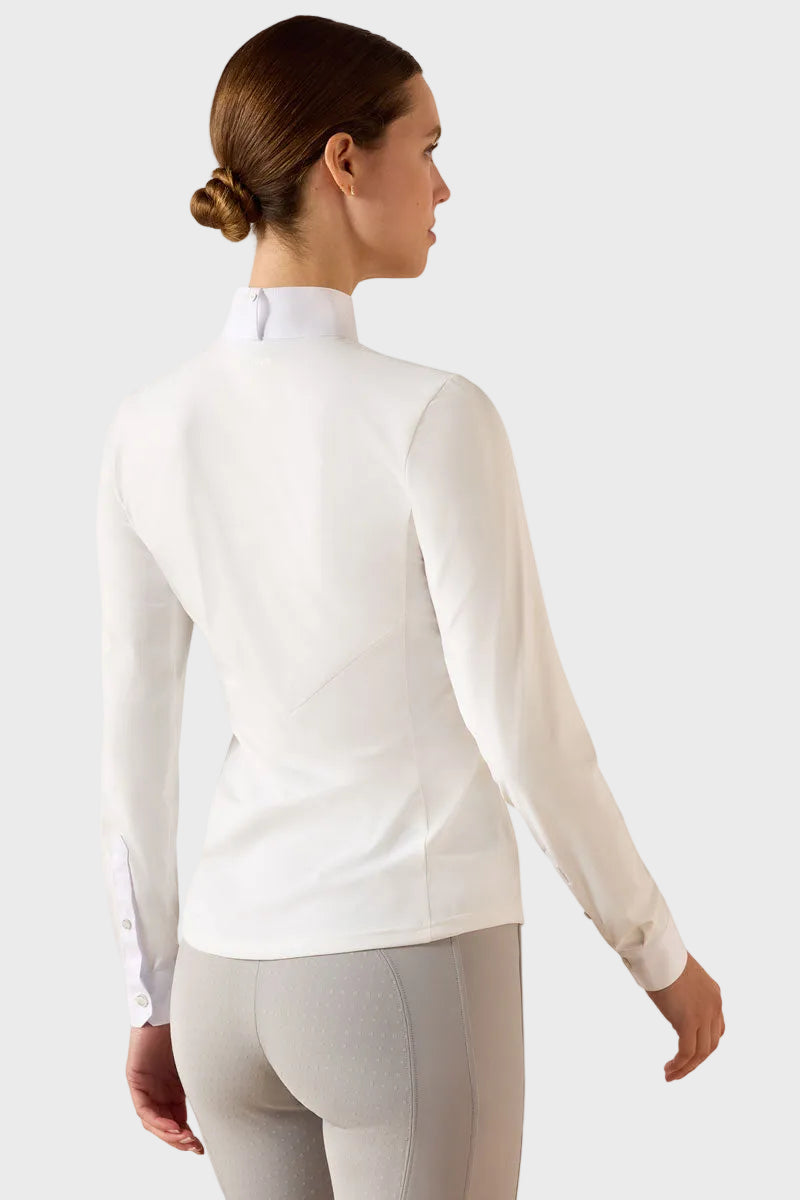 Ariat Solveil Long Sleeve Show Shirt White 
