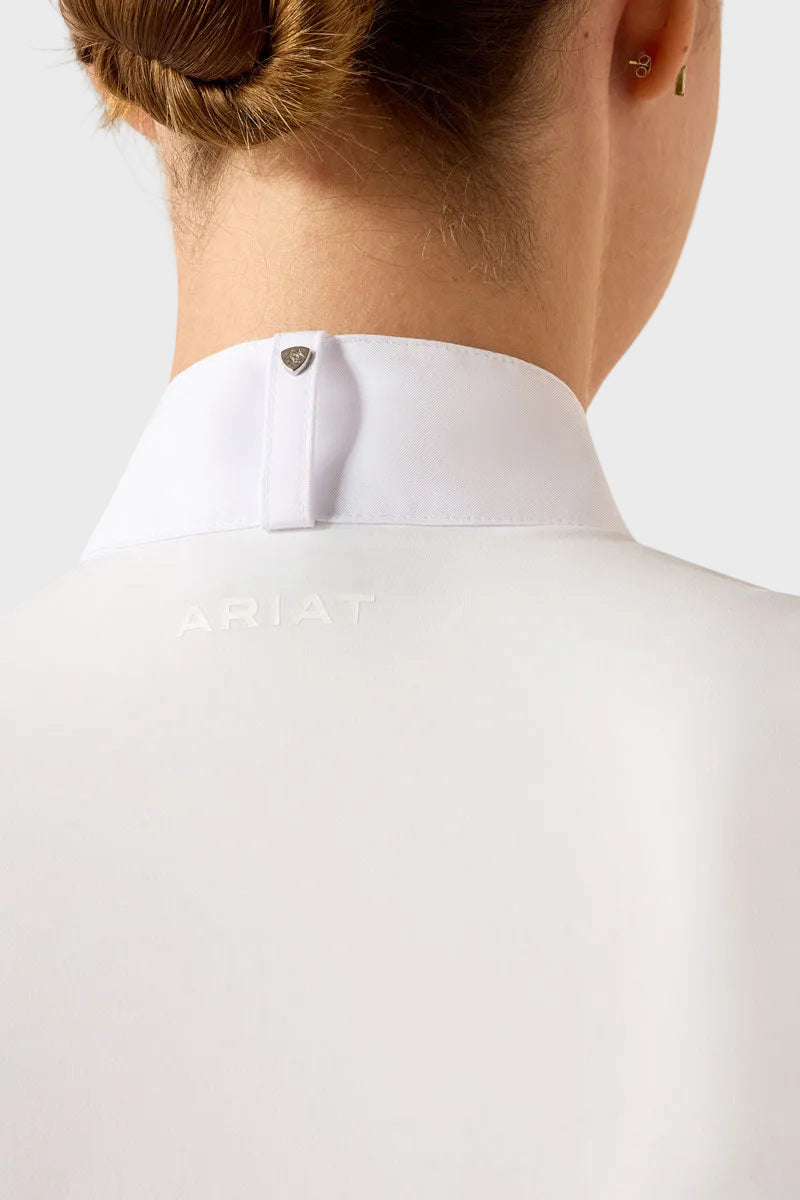 Ariat Solveil Long Sleeve Show Shirt White 