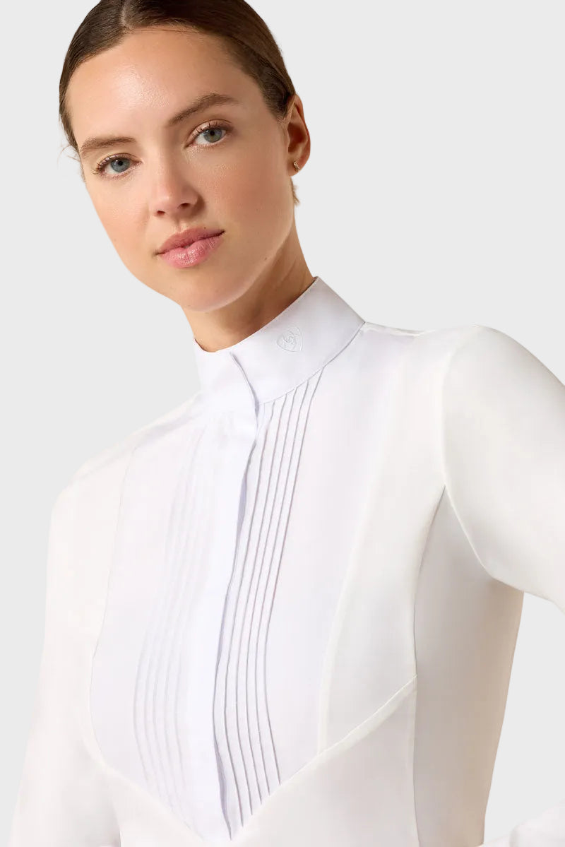 Ariat Solveil Long Sleeve Show Shirt White 