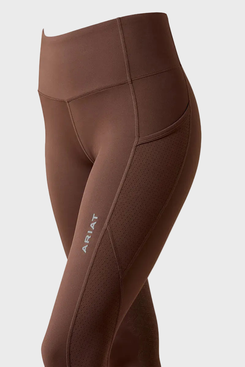 Ariat Breathe Eos Half Grip Tight Pommel Brown 