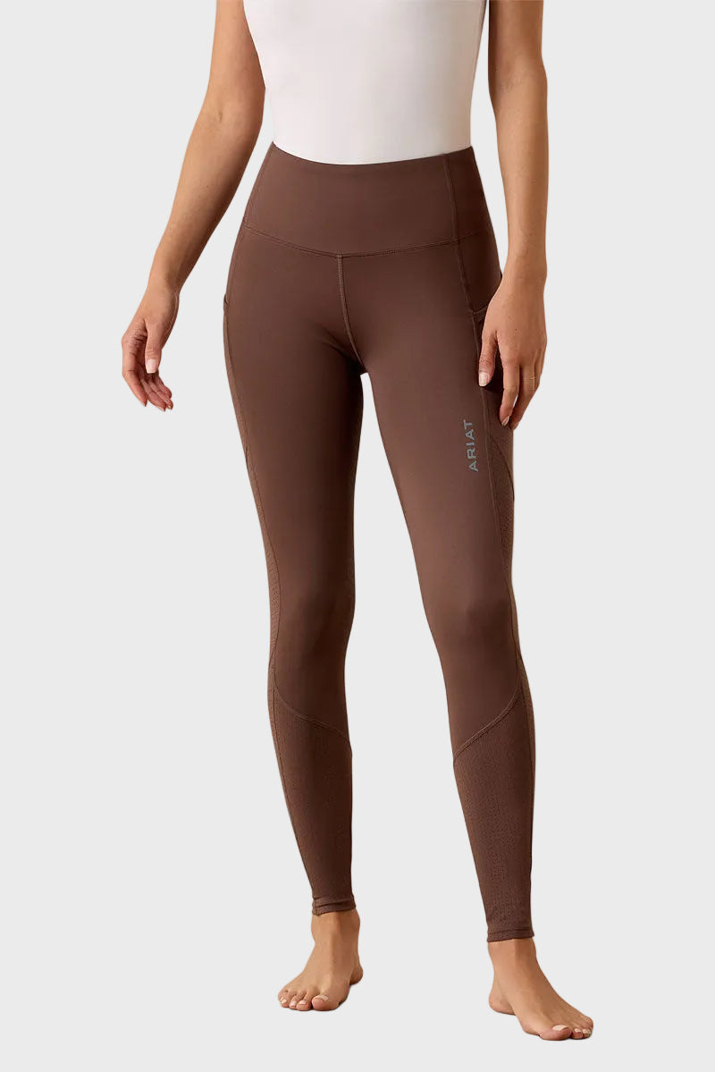 Ariat Breathe Eos Half Grip Tight Pommel Brown 